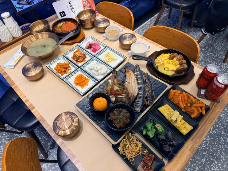 부산 명지 밥집 달빛에구운고등어 생산구이 점심 맛집
