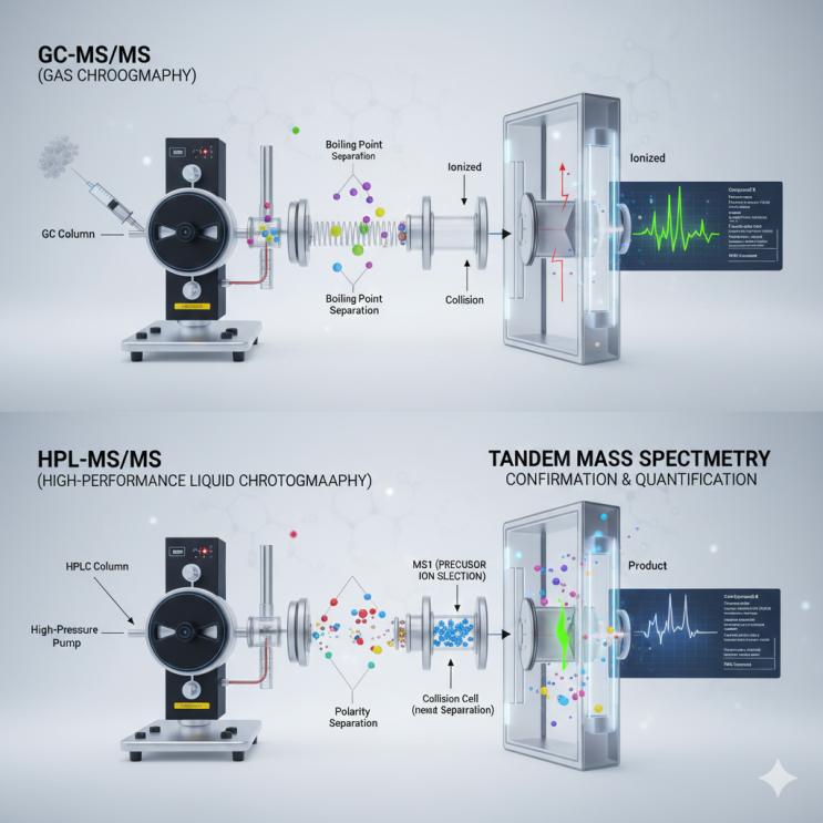 GC-MS/MS와 HPLC-MS/MS 작동 원리 상세 설명 : 네이버 블로그