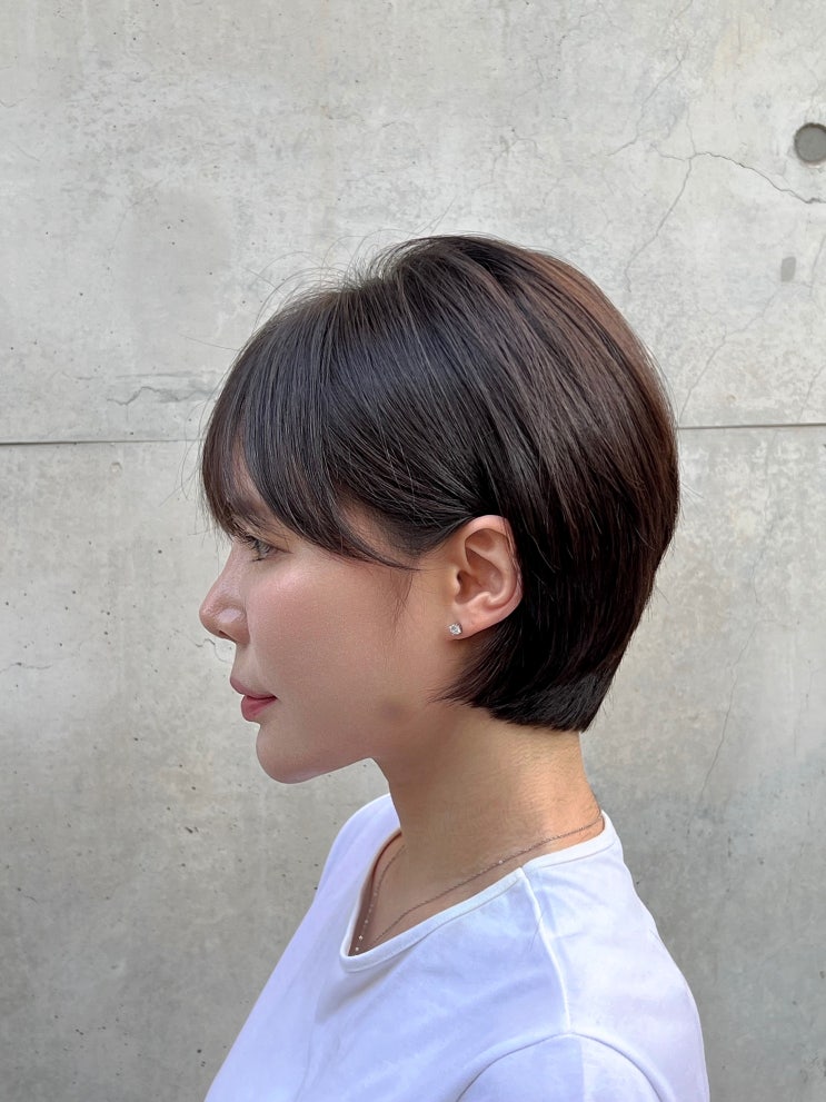 여자 짧은 머리 보브 숏컷 펌 추천 손질방법 : 네이버 블로그