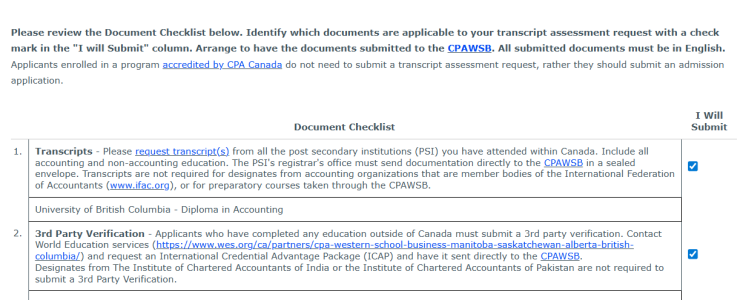 [CPA PEP] CPA School of Business 가입 (feat. transcript assessment) : 네이버 블로그