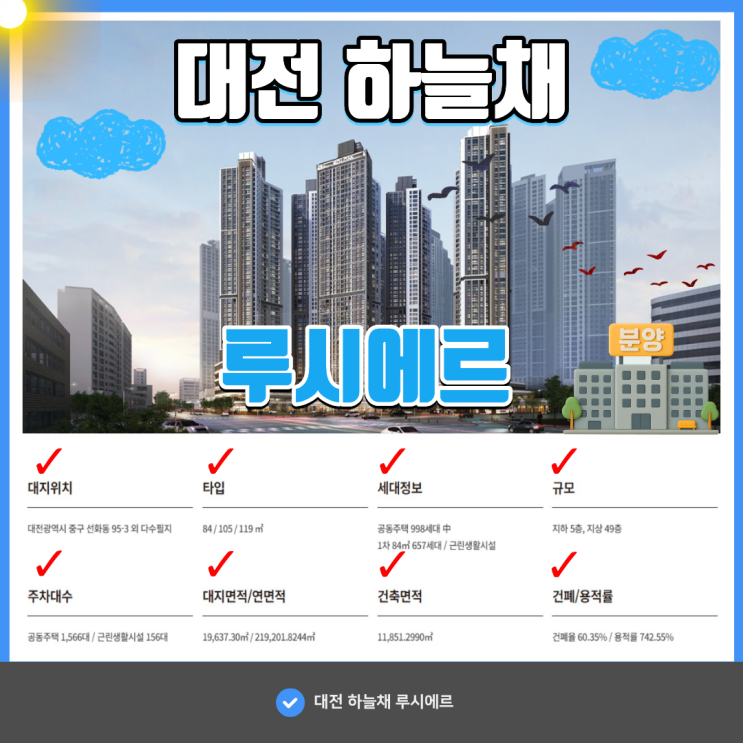 대전 하늘채 루시에르 분양 정보 분석 정리 : 네이버 블로그