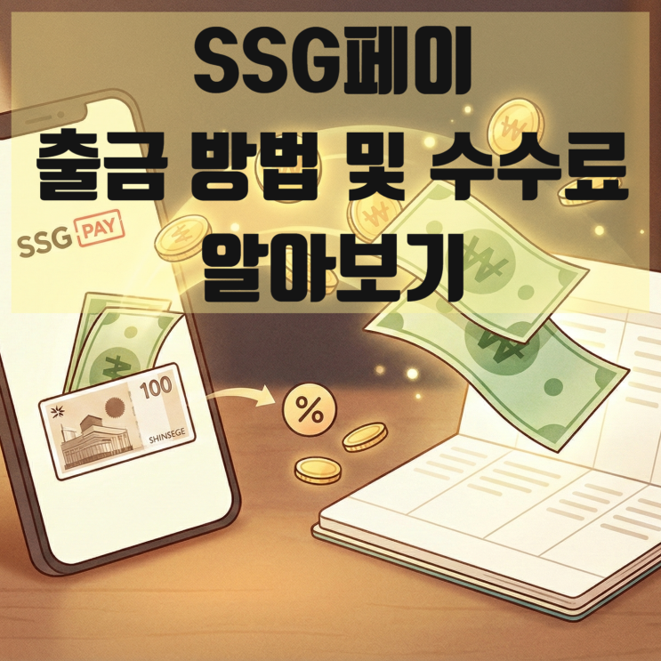 SSG페이 출금 방법 및 수수료 : 네이버 블로그
