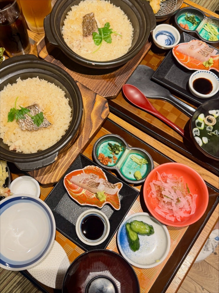 일본 마쓰야마 맛집｜도미 정식 도미솥밥 맛집 마쓰야마 타이메시 아키요시 본점 (松山 鯛めし 秋嘉 本店) : 네이버 블로그
