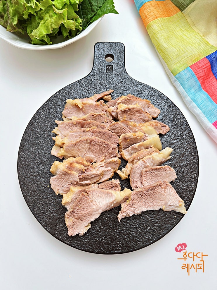 돼지고기 수육 맛있게 삶는법 레시피 삶는시간 : 네이버 블로그