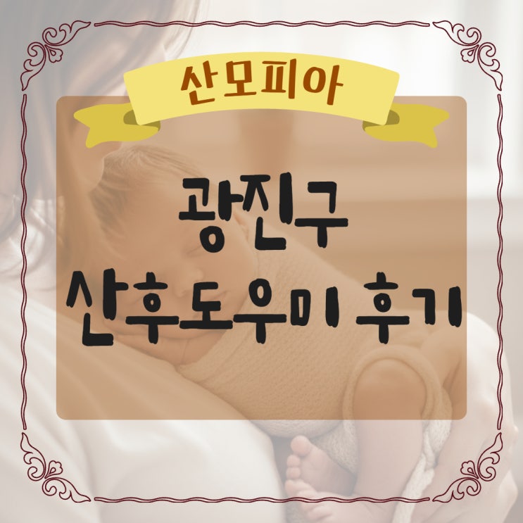 광진구산후도우미 후기 산모피아 초보엄마 경험담 : 네이버 블로그