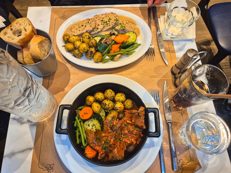 파리 노트르담 성당 근처 맛집 라자코뱅(La Jacobine) 프랑스 가정식 먹....