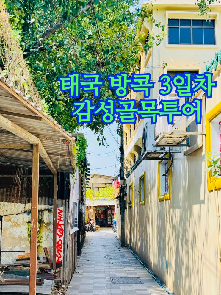 태국 방콕 3일차 코스 - 딸랏너이, 홍시엥콩, 헬스랜드 마사지, 짜뚜....