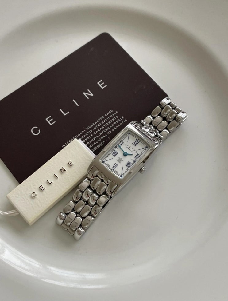 [sold out] CELINE Triomphe steel watch / 셀린느 트리오페 시계 : 네이버 블로그