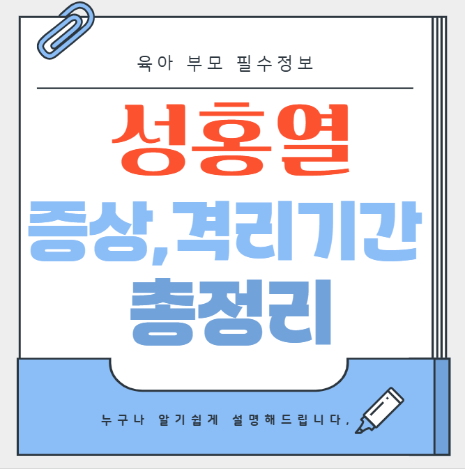 성홍열 증상·전염·격리기간 총…