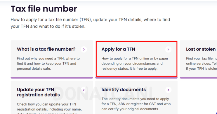 [호주워홀] TFN 택스 파일 넘버 신청하기 (Tax File Number, ATO, 우편수령, 전화문의, receipt ID ...