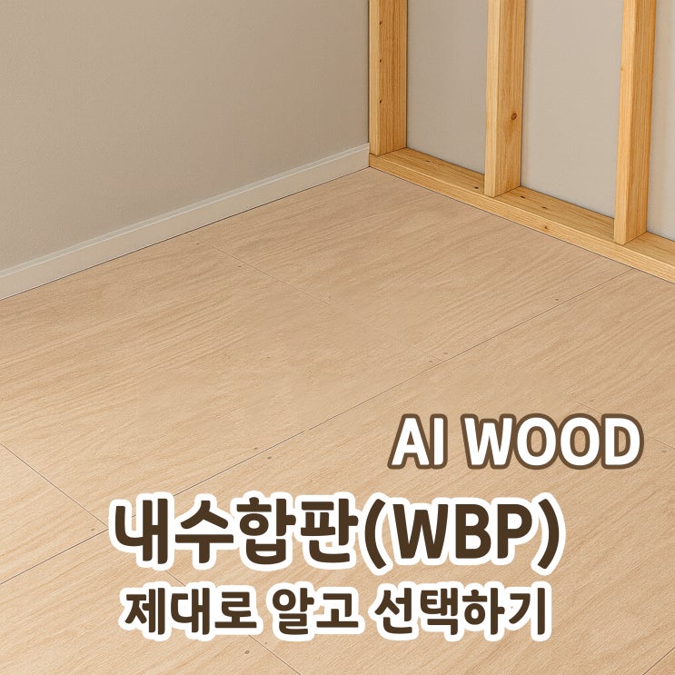 내수합판(WBP) 제대로 알고 선택하기 : 네이버 블로그