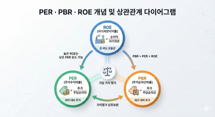 PER, PBR, ROE: 주식 투자 필수 지표 3가지 쉽게 설명 : 네이버 블로그