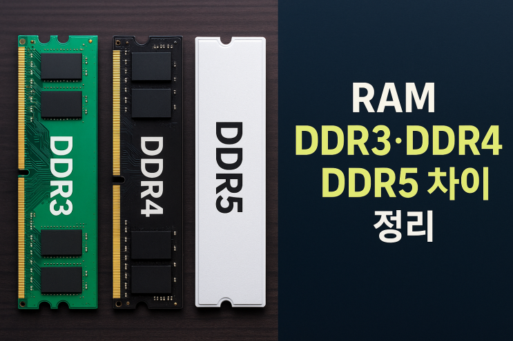 RAM DDR3, DDR4, DDR5 차이 정리, 나에게 맞는 컴퓨터 램 : 네이버 블로그