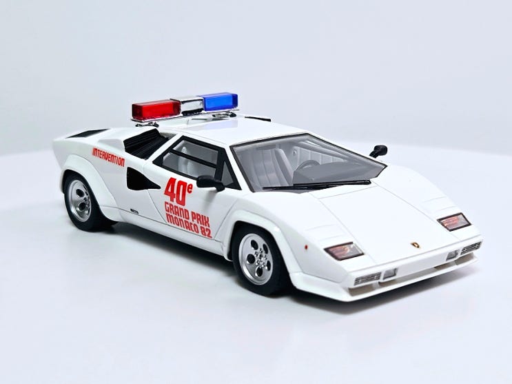 [F1] Lamborghini Countach, F1 Safety car (1982 Monaco GP) : 네이버 블로그