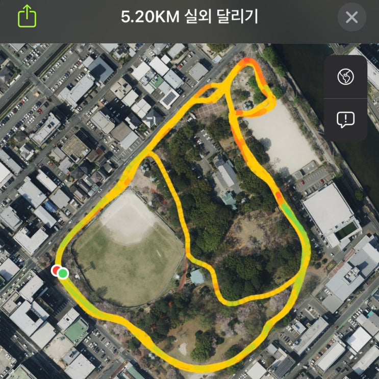 후쿠오카(하카타) 러닝코스 - 산노 공원