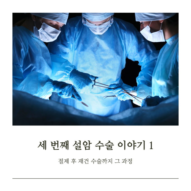 세 번째 설암 수술, 절제 후 재건까지 1 : 네이버 블로그