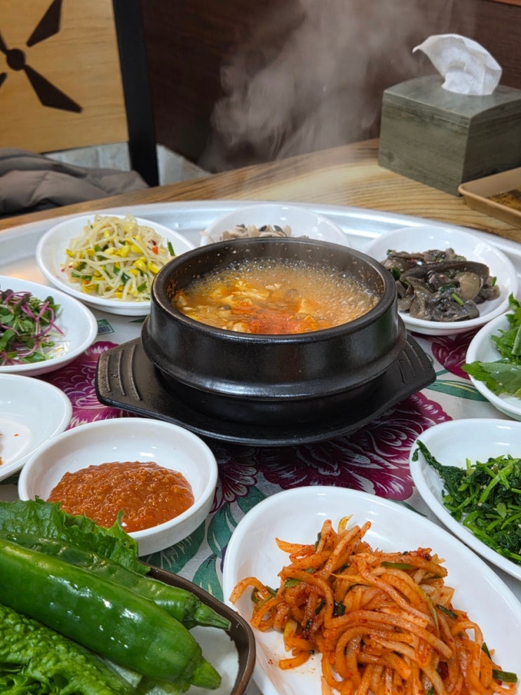 천안 중앙시장 맛집 푸짐한 만원 노포 장안 보리밥 막국수 : 네이버 블로그