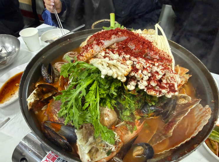 [퇴근길 한잔] 마포농수산물시장 바다식당 해물탕 후기