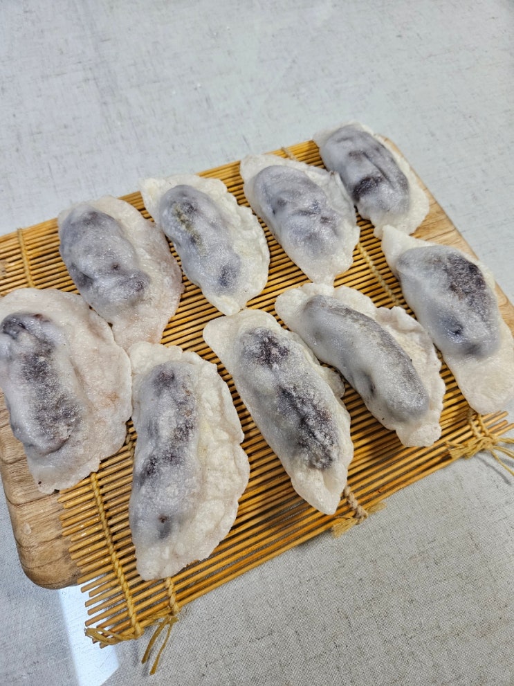 못생긴떡 부꾸미만들기 찹쌀부꾸미 만드는법 팥삶기 : 네이버 블로그