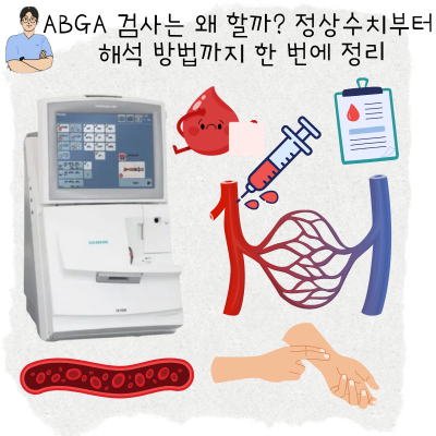ABGA 검사, 왜 필요한가? 정상 수치와 해석법을 쉽게 이해하기 : 네이버 블로그