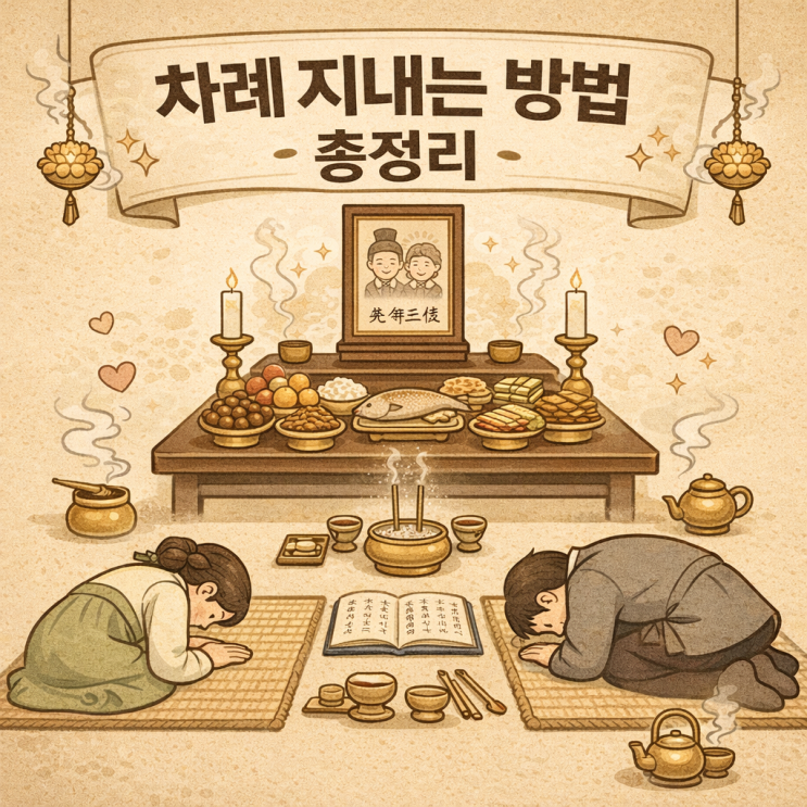 🍵 차례 지내는 방법 총정리 – 순서부터 예절까지 한 번에 이해하기 : 네이버 블로그