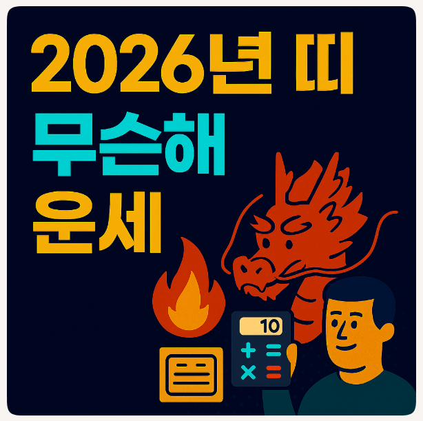 2026년 띠, 무슨해 운세까지 : 네이버 블로그