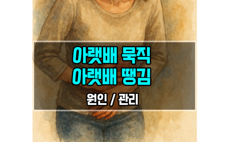 아랫배 묵직 땡김 때문에 걱정이 된다면 도움이 될 거에요 : 네이버 블로그