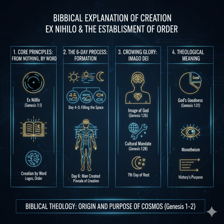 🌍 성경이 설명하는 창조(Creation) : 무(無)에서의 창조와 질서의 수립 : 네이버 블로그