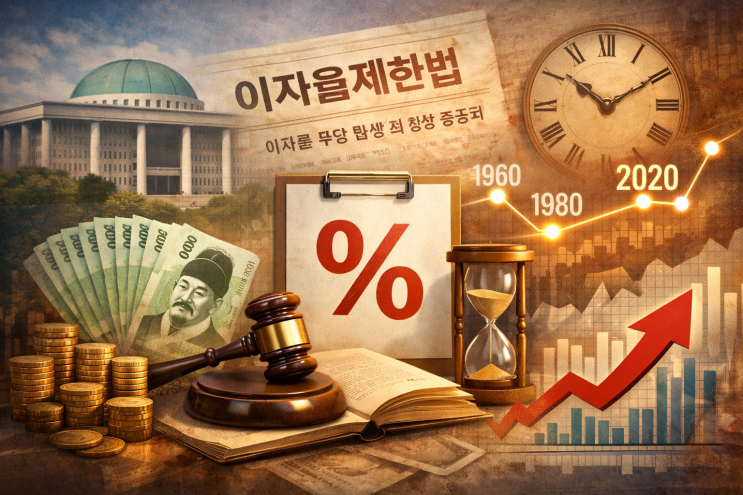 이자제한법 법정 최고이율 정리 및 역대 변천사 가이드 : 네이버 블로그