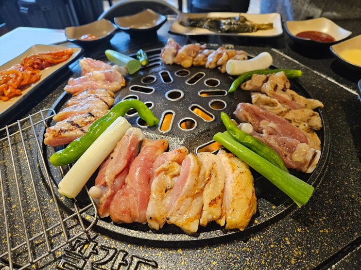 성수동 숯불닭갈비 맛집 팔각도 성수역점 : 네이버 블로그