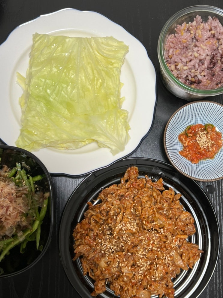 양배추 찌기 전자레인지 찌는법 양배추찜 새우젓무침 : 네이버 블로그