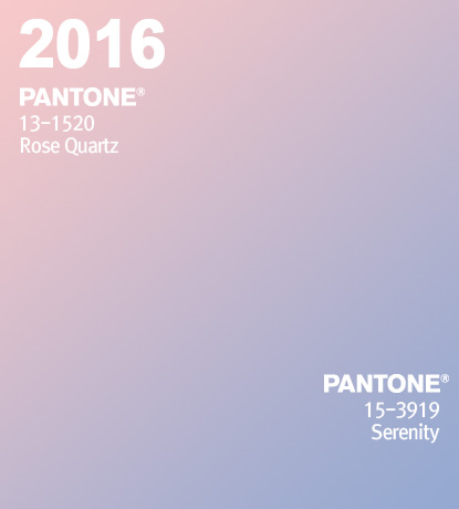 COLOR-02] Rose Quartz (13-1520) / Serenity (15-3919) : 네이버 블로그