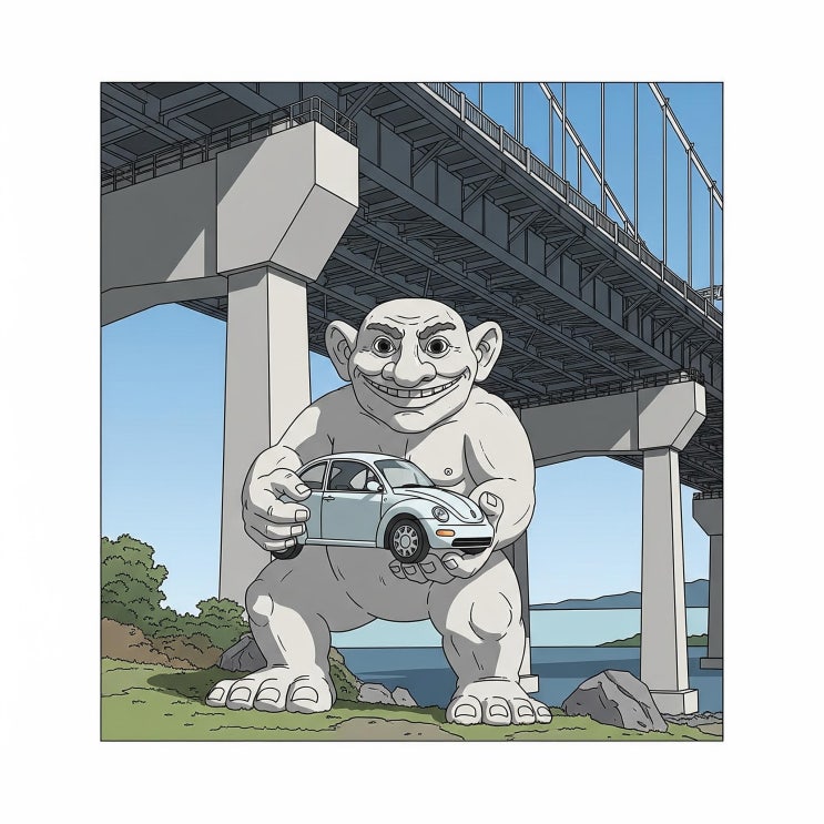 시애틀에서 놓치지 말아야 할 독특한 명소, 프리몬트 트롤(Fremont Trol....
