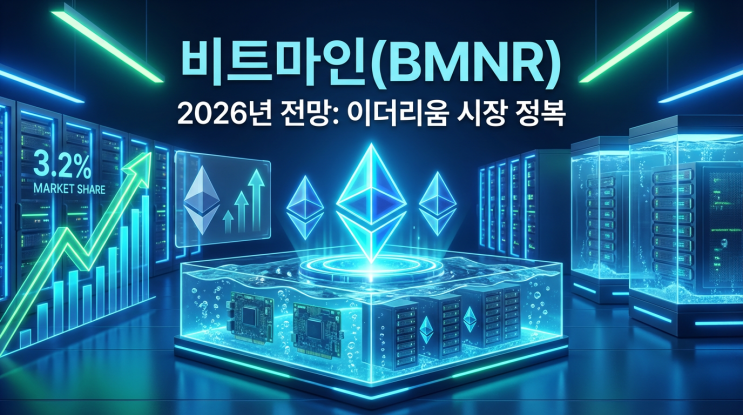 비트마인 이머전 테크놀로지스(BMNR) 완전 분석: 2026년 전망 - 이더리움 시장 정복과 침지냉각 기술 혁명 : 네이버 블로그