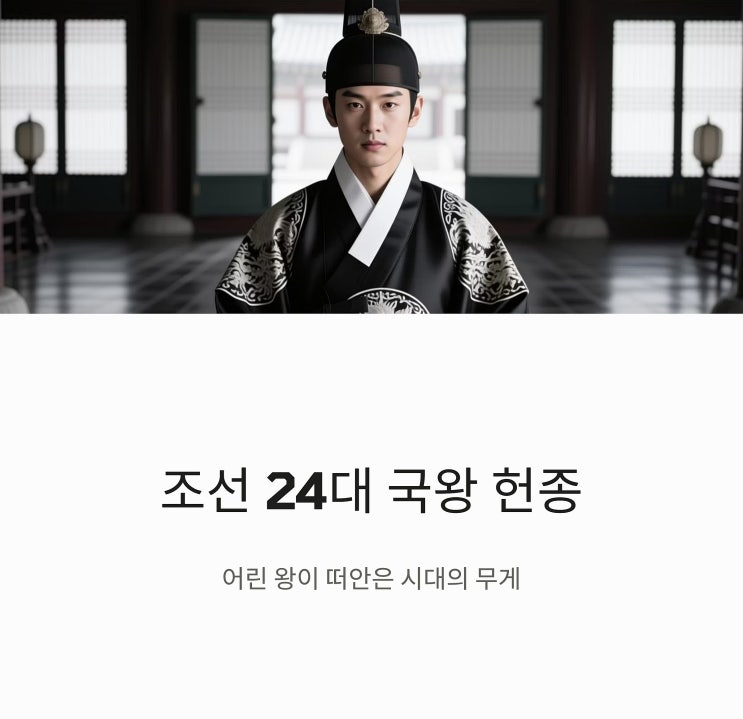 헌종 가계도 업적, 조선 24대 국왕 왜 힘이 없었을까 : 네이버 블로그