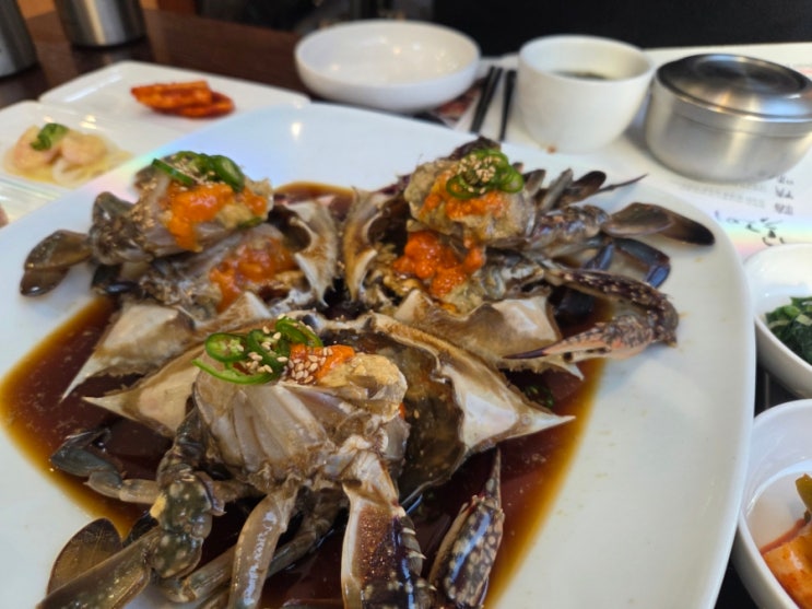 파주 롯데프리미엄아울렛 맛집 알 꽉찬 간장게장 꼿그이 : 네이버 블로그