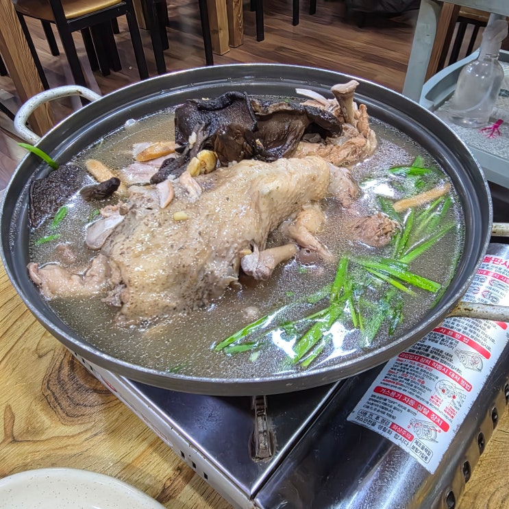 시흥 신천 바우네농원 능이닭백숙, 독감 후 몸보신 찐 후기!