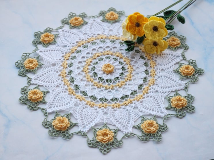 Spring Pineapple Floral Lace Doily : 네이버 블로그