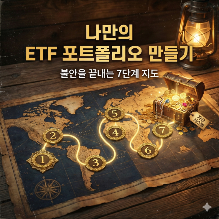 나만의 ETF 포트폴리오 만들기: 불안을 끝내는 7단계 지도 (종목 선정부터 ISA 절세, 리밸런싱까지… 평생 돈 버는 자산 ...