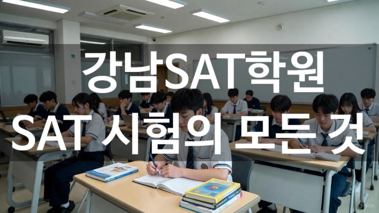 강남sat학원 선택 전 반드시 알아야 할 SAT 시험의 모든 것 : 네이버 블로그