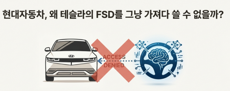 현대자동차, 왜 테슬라의 FSD를 그냥 가져다 쓸 수 없을까? : 네이버 블로그