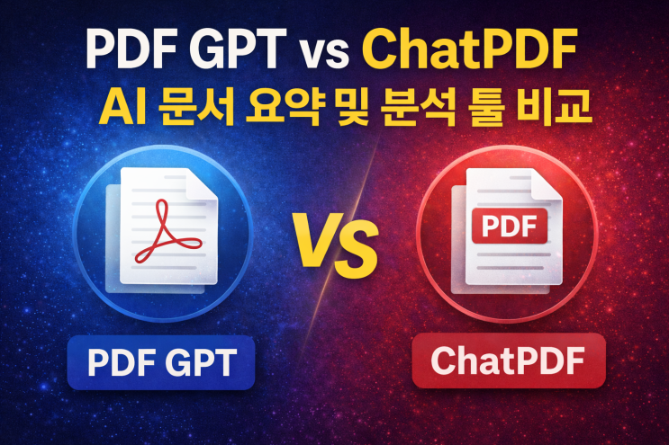 PDF GPT vs ChatPDF – AI 문서 요약 툴의 최강자는 누구인가? : 네이버 블로그