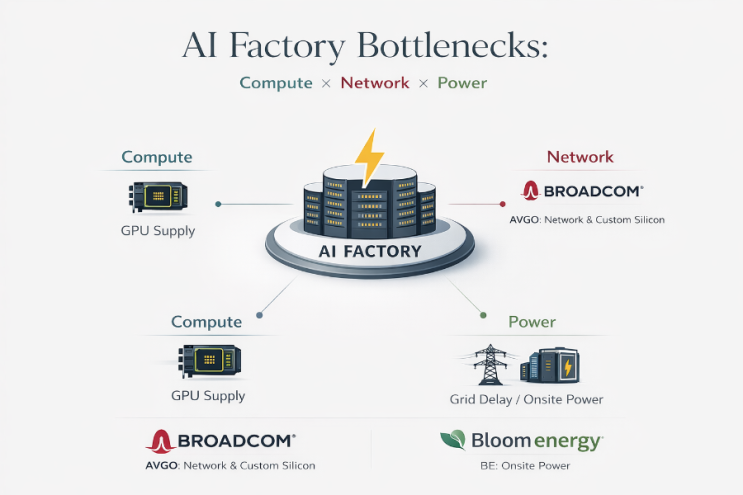 AI 투자, 이제 GPU가 아닌 길목을 산다: Broadcom(AVGO) × Bloom Energy(BE) : 네이버 블로그