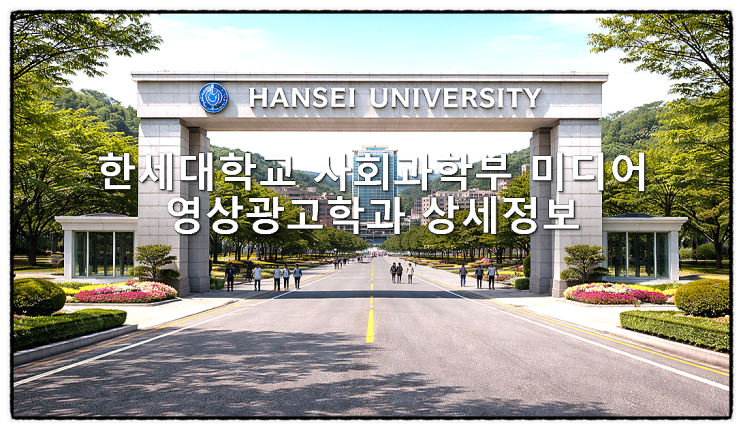 한세대학교 사회과학부 미디어영상광고학과 상세정보 : 네이버 블로그