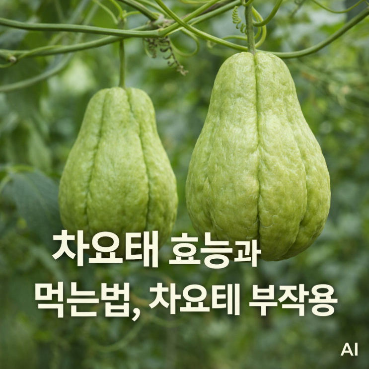 차요태 효능과 먹는 법, 차요테 부작용 : 네이버 블로그