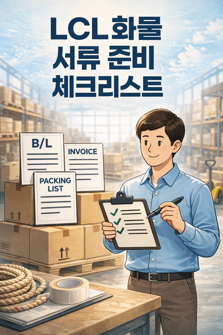 LCL 화물 서류 준비 체크리스트 ※ → B/L·Invoice·Packing List : 네이버 블로그
