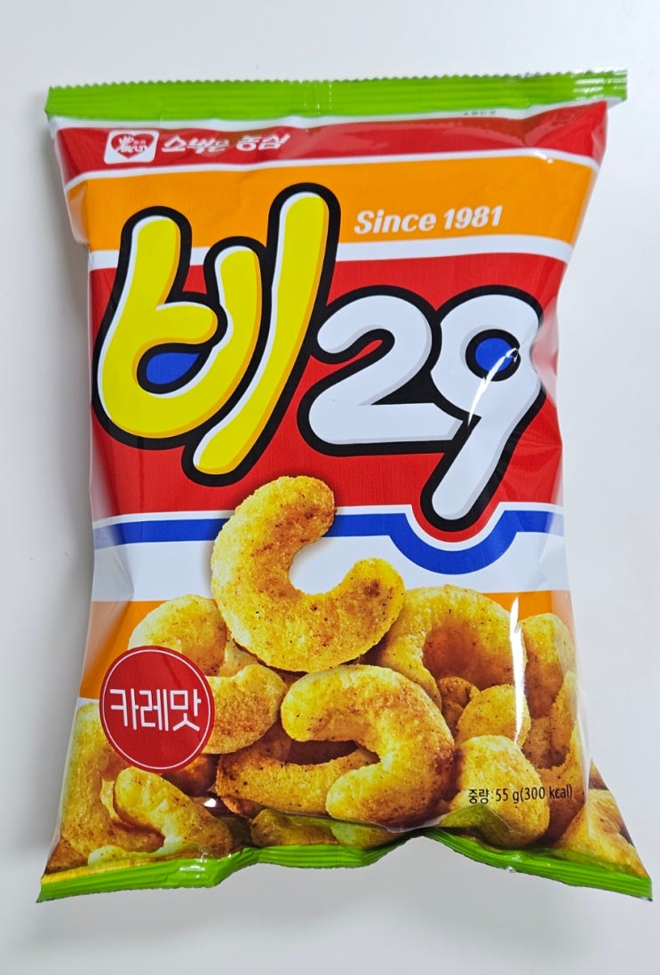 카레맛 과자 추천 농심 비29 가격 영양성분 내돈내산 후기 : 네이버 블로그