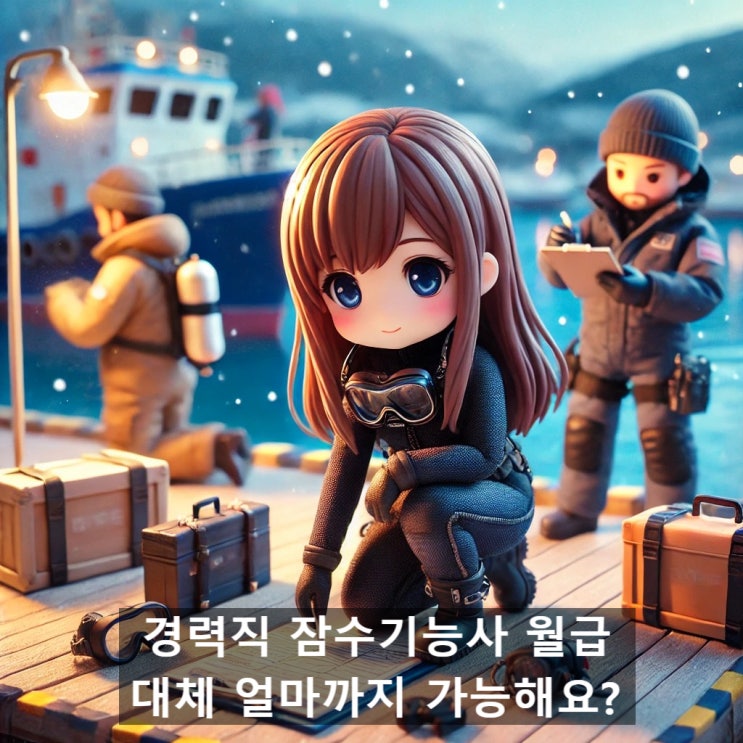 경력직 잠수기능사 월급, 대체 얼마까지 가능해요? : 네이버 블로그