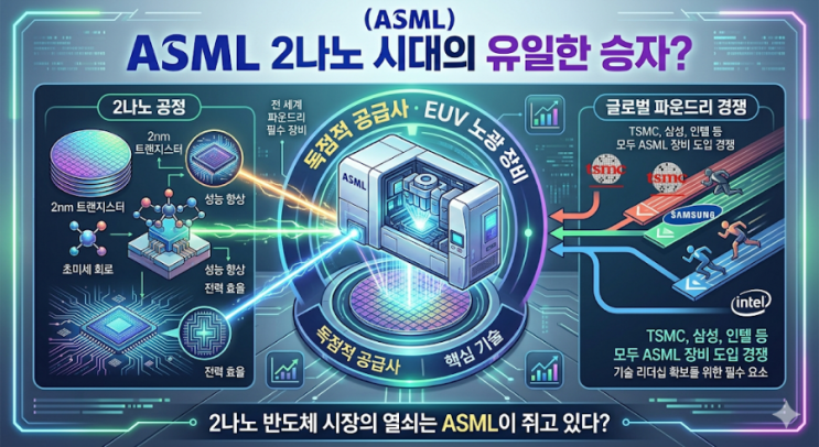 [전력반도체 소부장]이재용·TSMC 회장도 줄 서는 '이 회사', ASML (ASML) 2나노 시대의 유일한 승자? : 네이버 블로그