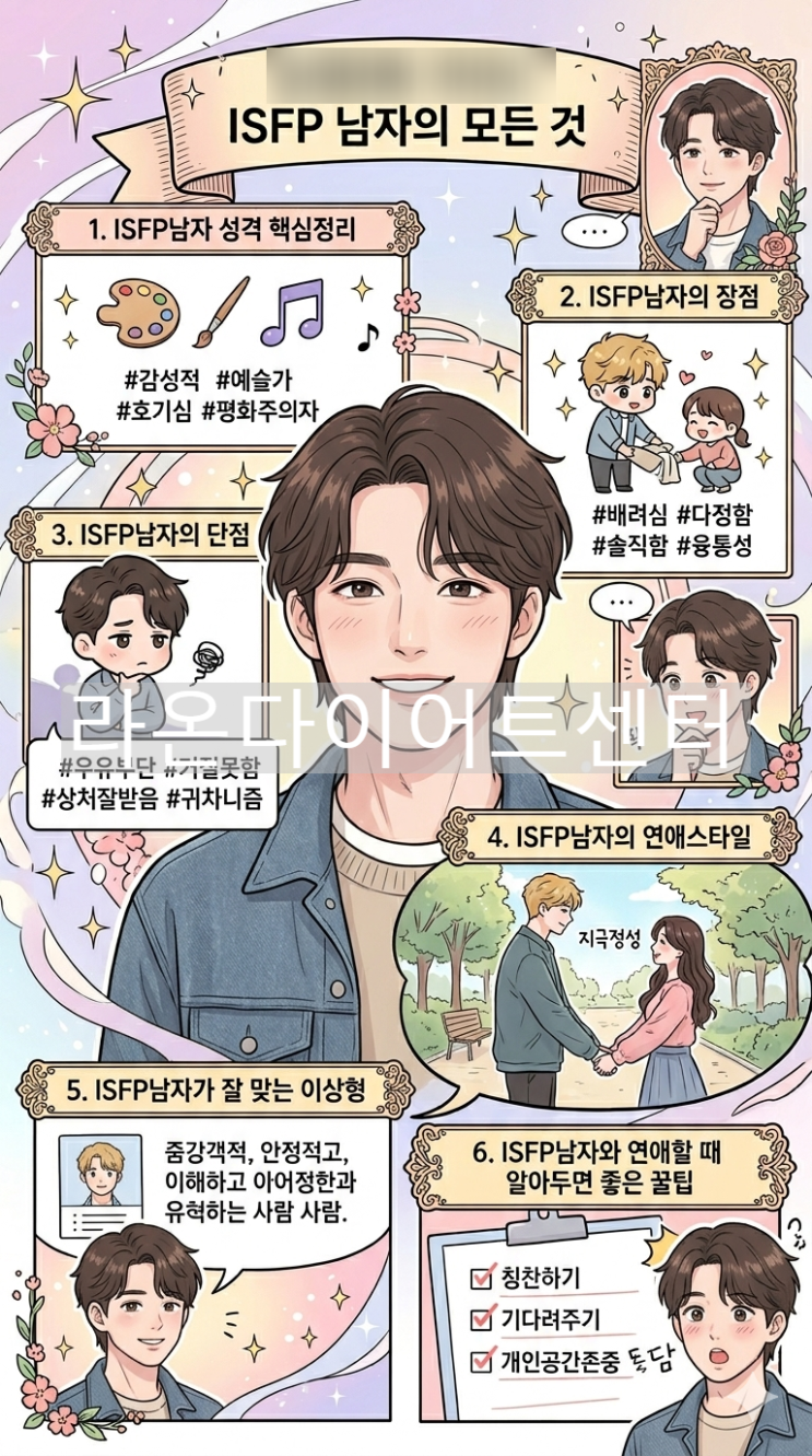 ISFP남자 특징 장점 단점 연애스타일 이상형 : 네이버 블로그